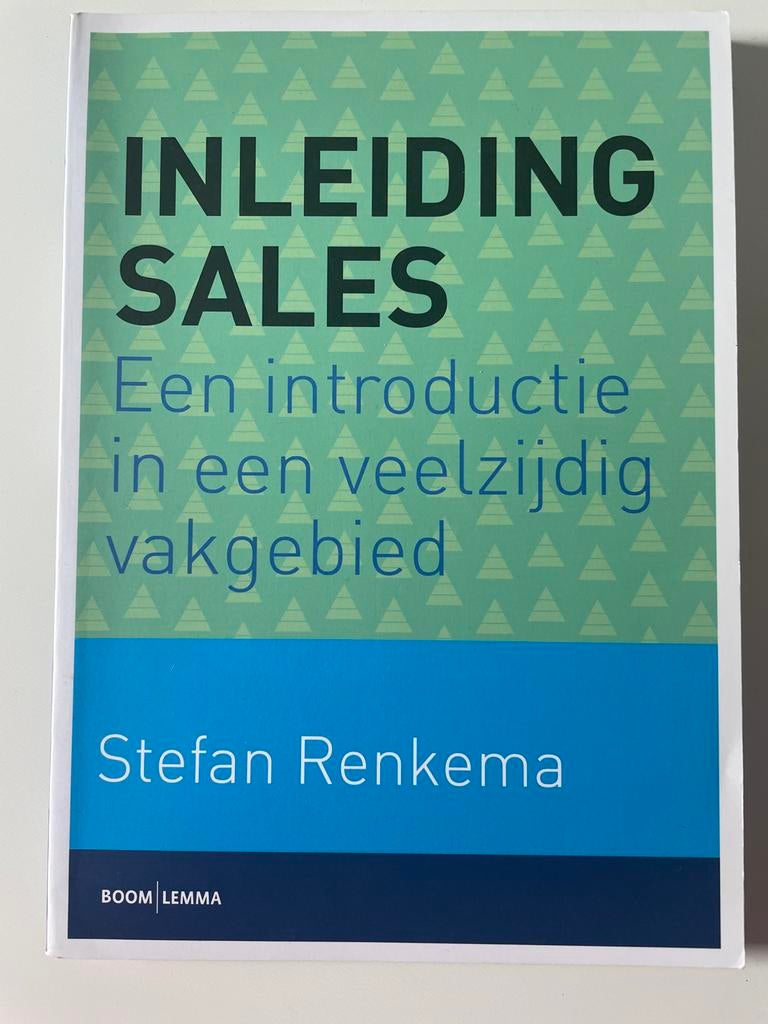 Inleiding Sales - Stefan Renkema, Boeken, Ophalen of Verzenden, Zo goed als nieuw, Economie en Marketing