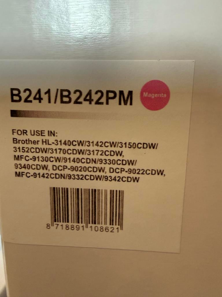 Diverse Cartridge voor Brother DCP-9020CDW (B241/B242PM), Ophalen of Verzenden, Nieuw