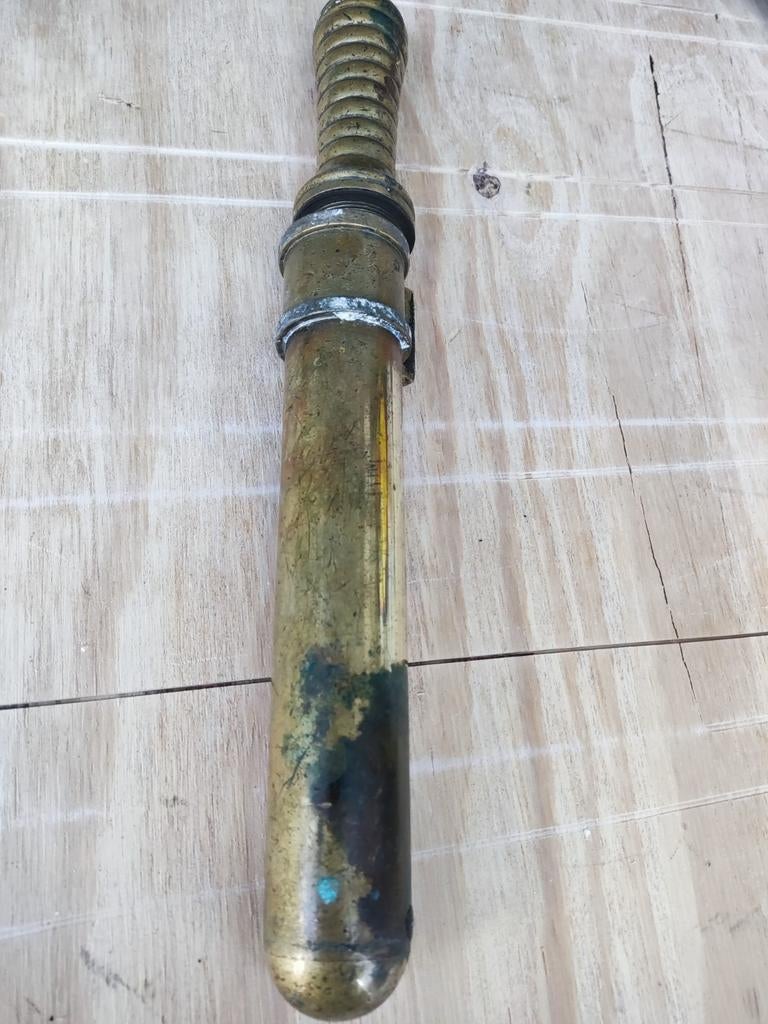 Vintage Duikmes - Messing met Schede, Watersport en Boten, Duiken, Gebruikt, Overige typen, Ophalen