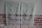 Set van 2 gespiegelde geslepen Art Deco ramen, ruiten., Ophalen