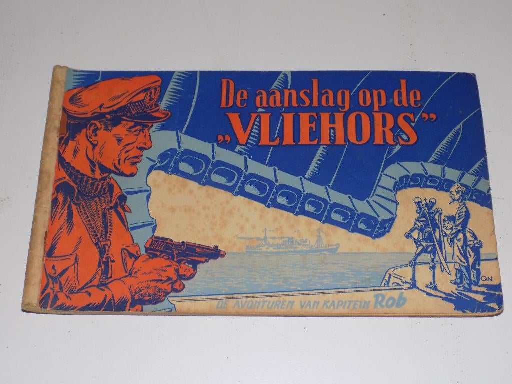 Kapitein Rob - 21_O_De aanslag op de 'Vliehors', Eén stripboek, Ophalen of Verzenden, Gelezen, Pieter Kuhn