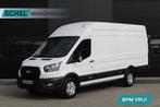 Ford Transit 350 2.0 TDCI L4H3 Trend RWD 130pk - 270gr deure, Auto's, Bestelauto's, Euro 6, 4 cilinders, 2500 kg, Wit