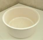 Bloempot wit, Tuin en Terras, Ophalen, Rond, Binnen, Zo goed als nieuw