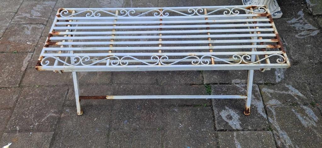 Brocante metalen tuindecoratie (Brocante), Tuin en Terras, Tuinwanddecoratie, Ophalen of Verzenden, Gebruikt