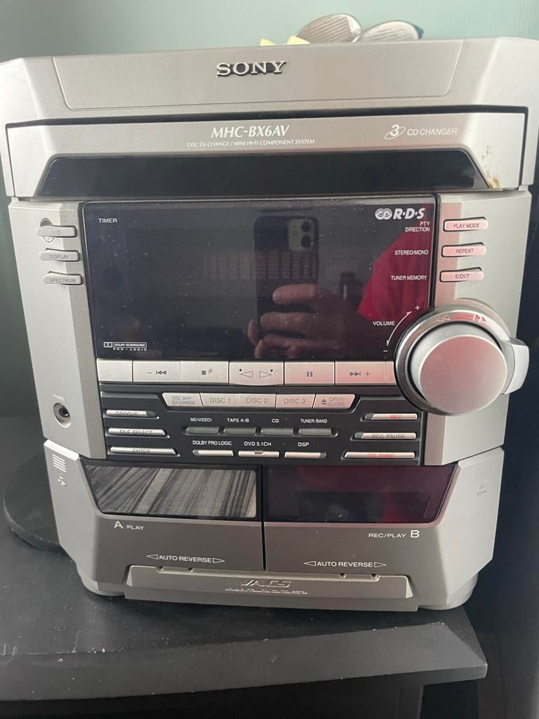 Sony MHC-BX6AV Mini Hi-Fi Component Systeem, Audio, Tv en Foto, Stereo-sets, Ophalen, Gebruikt, Cassettedeck, Microset