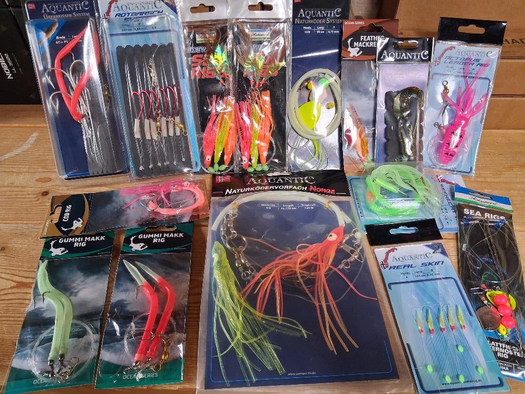 Onderlijnen Set "Norway" 15 stuks onderlijnen..., Info@hengelsportleon.nl, Nieuw, Ophalen of Verzenden, Aquantic