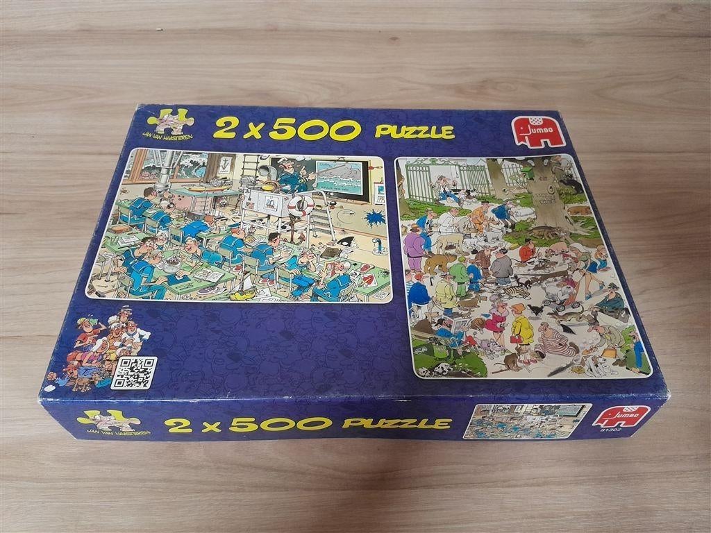 Jan van Haasteren - The pee tree - navy cadet - 2x500 - s304, Ophalen of Verzenden, 500 t/m 1500 stukjes, Zo goed als nieuw