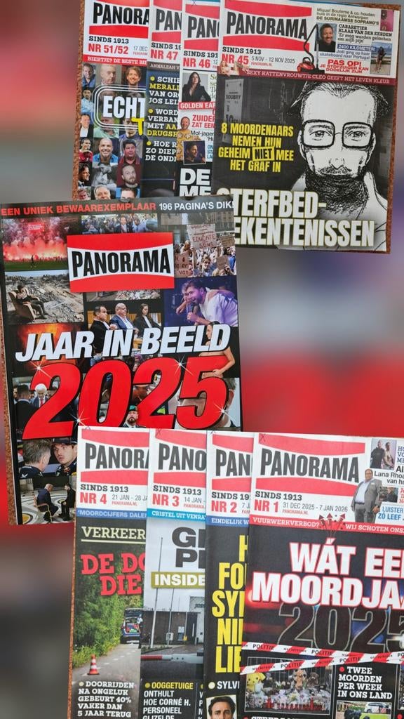 Panorama Tijdschriften Collectie - Jaar in Beeld 2025, Ophalen of Verzenden, Zo goed als nieuw, Overige typen