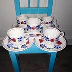 Boerenbont servies Boch handpainted, Ophalen, Zo goed als nieuw, Aardewerk, Boerenbont