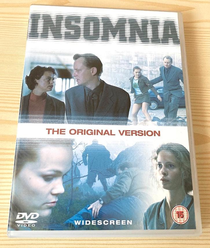 dvd Insomnia (original version) Stellan Skarsgard, Cd's en Dvd's, Dvd's | Thrillers en Misdaad, Zo goed als nieuw, Detective en Krimi