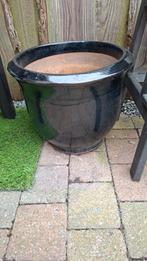 Bloempot, Ophalen, Rond, Steen