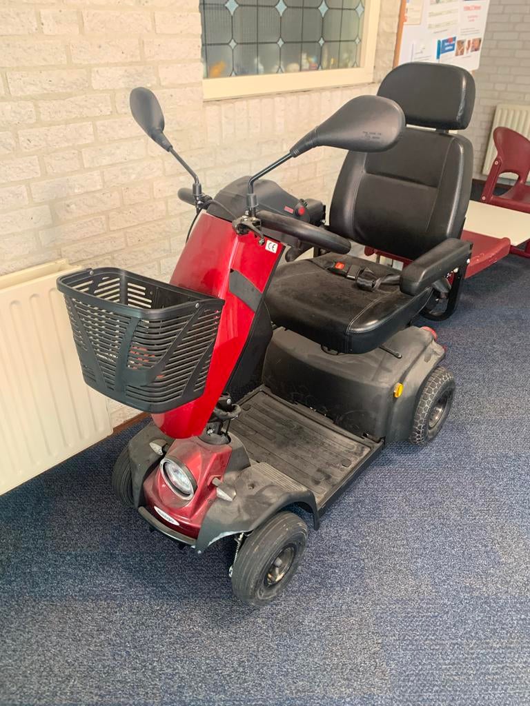 Scootmobiel Cheetah 4 De Luxe SCM rood  bouwjaar 2019, Diversen, Ophalen, Gebruikt, 36 t/m 45 km, Mango