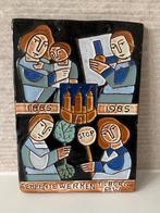 Keramiek tegel Henk Potters Oisterwijk Gemeente Tilburg 1985, Antiek en Kunst, Antiek | Keramiek en Aardewerk, Ophalen of Verzenden