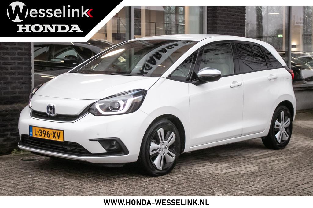 Honda Jazz 1.5 e:HEV Executive | Stuur/stoel -verwarming | K, Auto's, 12 maanden, Stof, Euro 6, Wit
