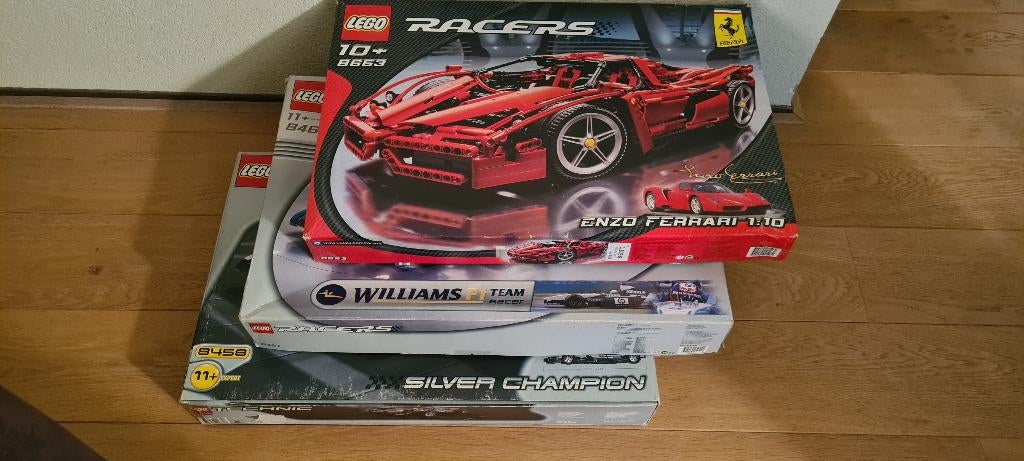 3 grote dozen Lego sportauto's, Kinderen en Baby's, Speelgoed | Duplo en Lego, Zo goed als nieuw, Lego, Complete set, Compleet