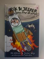 Rik & Jesper gaan naar de maan - Kinderboek, Ophalen of Verzenden, Zo goed als nieuw, Rik Kleeven & Jesper Weijs, Fictie algemeen