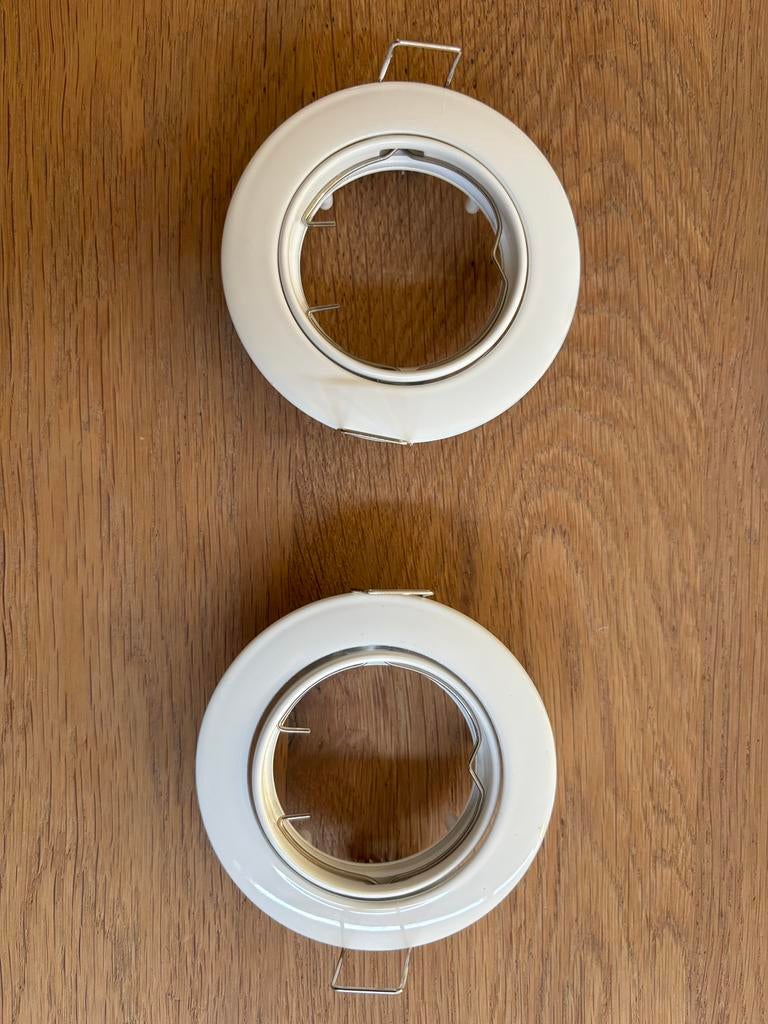 Inbouwspot kantelbaar r.50 mm wit, Ophalen of Verzenden, Zo goed als nieuw, Metaal of Aluminium
