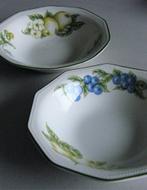 2 Schalen met fruitdecor Churchill, Ophalen of Verzenden