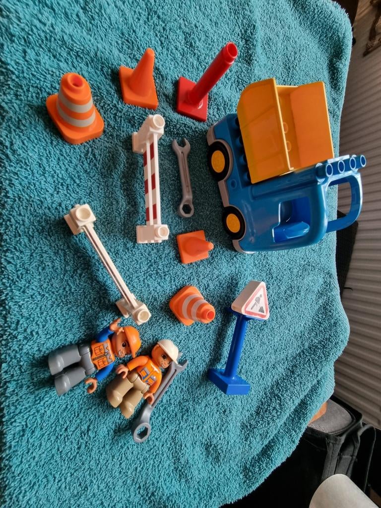 Duplo vrachtwagen bouw, Ophalen of Verzenden, Zo goed als nieuw