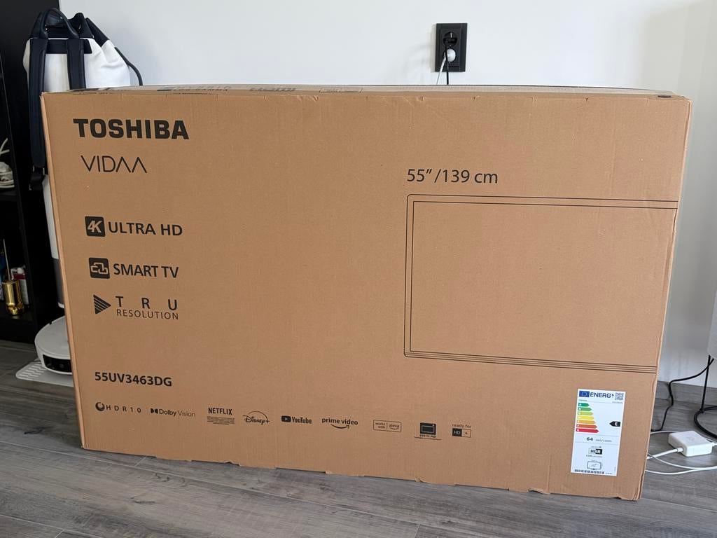 Toshiba 55 inch 4K UHD Smart TV, 50 Hz, Nieuw, Ophalen of Verzenden, 100 cm of meer