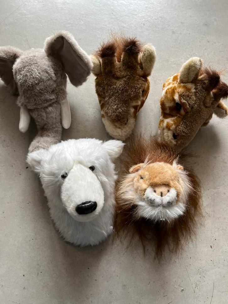 Safari Dieren en IJsbeer Muurdecoratie, Kinderen en Baby's, Speelgoed | Knuffels en Pluche, Gebruikt, Ophalen of Verzenden