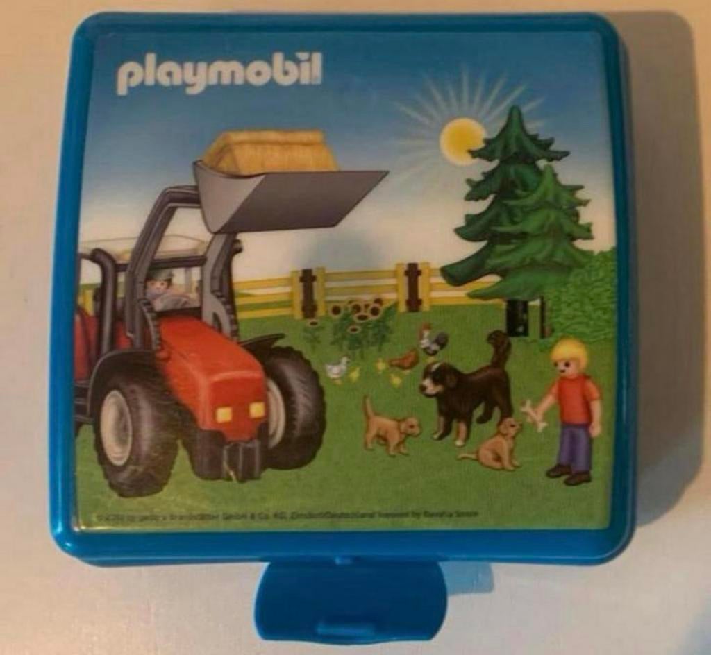 Playmobil Broodtrommeltje / fruitdoosje handig klik systeem., Ophalen of Verzenden, Zo goed als nieuw