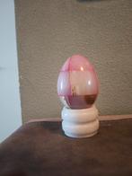 Decoratief ei van onyx op standaard, Ophalen, Zo goed als nieuw