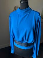 XT studio top met lange mouwen en kanten detail, Ophalen of Verzenden, Nieuw, Maat 36 (S), Blauw