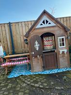 Houten speelhuisje + KidKraft keuken, Kinderen en Baby's, Ophalen, Gebruikt, Hout