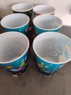 6 plastic bekers met planeten thema, Ophalen of Verzenden