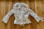 Blouse / Jasje Sam & Diago - Wit – Maat 40 / Medium, Ophalen of Verzenden, Zo goed als nieuw, Maat 38/40 (M), Wit