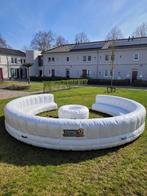 Opblaasbare luchtbank met tafel, Ophalen of Verzenden, Gebruikt, Wit, Overige typen