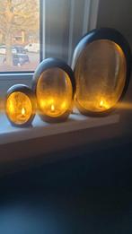 3 kaars kandelaars setje, Huis en Inrichting, Woonaccessoires | Kandelaars en Kaarsen, Ophalen of Verzenden