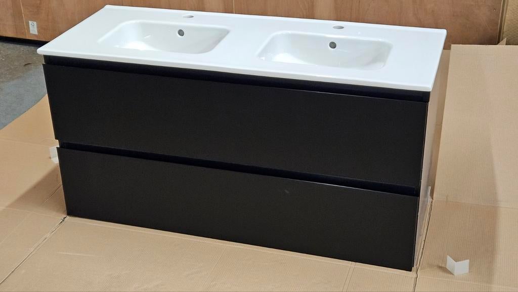 Detremmerie No Limit 120 dubbel zwart greeploos NIEUW, Ophalen, 100 tot 150 cm, Nieuw, Minder dan 100 cm