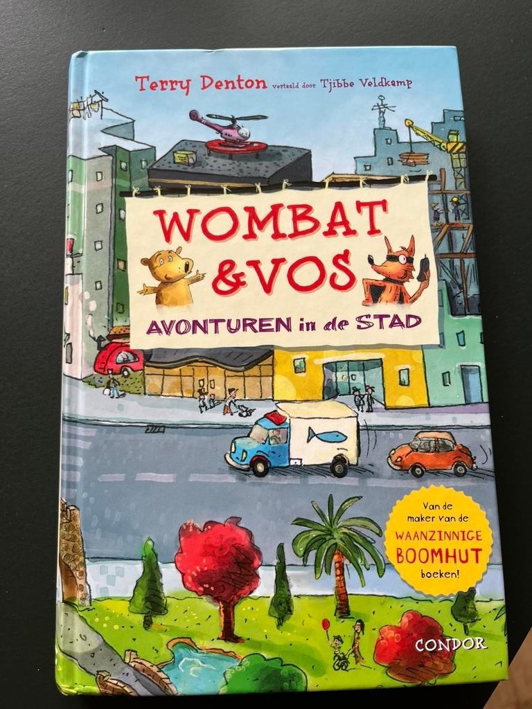 Wombat & Vos - Avonturen in de stad, Fictie algemeen, Ophalen of Verzenden, Zo goed als nieuw, Terry Denton
