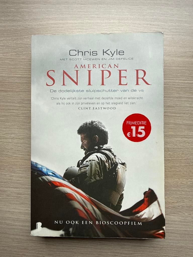 American Sniper boek, Boeken, Ophalen of Verzenden, 1945 tot heden, Gelezen, Algemeen