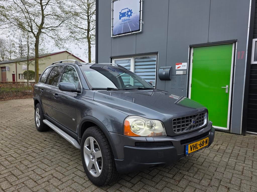 Volvo XC90 D5 AWD grijs kenteken marge 185 Pk automaat, Auto's, Zwart, Overige kleuren, Leder, Bedrijf