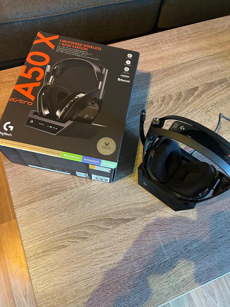 Logitech Astro A50 X wireless headset, Computers en Software, Headsets, Logitech, Mute-functie, Ophalen of Verzenden, Zo goed als nieuw
