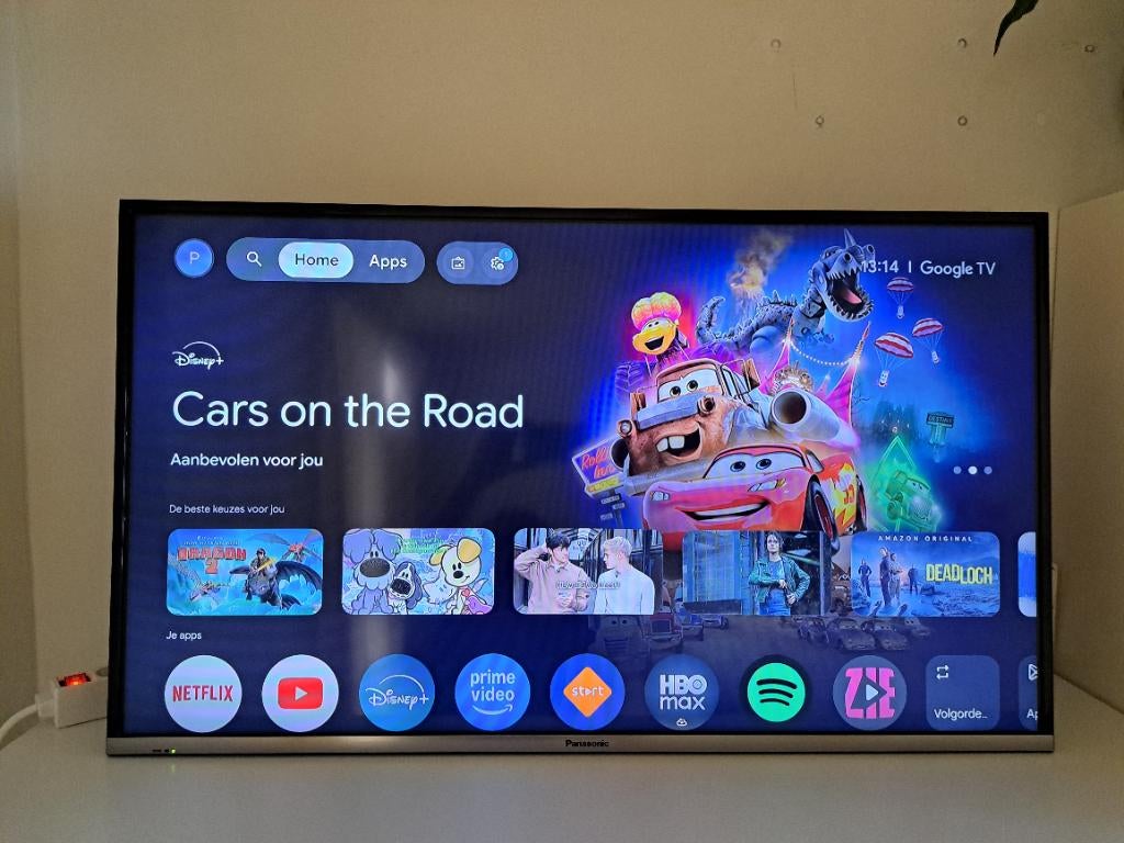 Panasonic TV incl. muurbeugel, Ophalen, Panasonic, 80 tot 100 cm, 100 Hz