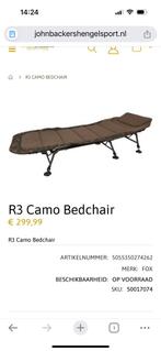 Fox R3 bedchair camo, Ophalen, Zo goed als nieuw, Overige typen