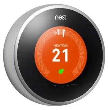 Nest Learning Thermostaat 3e generatie met Heat Link, Doe-het-zelf en Verbouw, Thermostaten, Ophalen of Verzenden, Slimme thermostaat