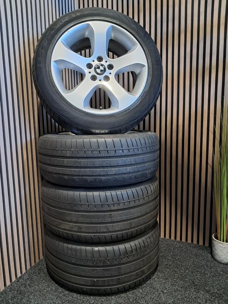 19 inch 5x120 org BMW X5 Breedset 5-spaaks, Auto-onderdelen, Banden en Velgen, Gebruikt, 255 mm, ., Banden en Velgen