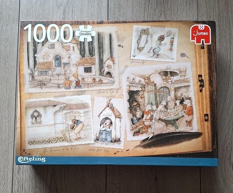 Efteling puzzel 1000 stukjes Jumbo premium, Ophalen of Verzenden, 500 t/m 1500 stukjes, Zo goed als nieuw, Legpuzzel