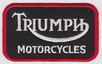 Triumph motorcycles stoffen opstrijk patch embleem #12, Ophalen of Verzenden, Nieuw
