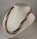 Handgemaakte driekleurige ketting, Sieraden, Tassen en Uiterlijk, Kettingen, Verzenden, Nieuw, Overige kleuren, Overige materialen