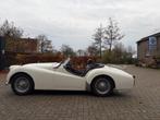 Triumph TR3 Smallmouth, 1957, Auto's, Triumph, Achterwielaandrijving, Zwart, Cabriolet, Wit