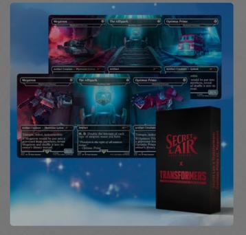 Secret Lair x Transformers Optimus Prime vs. Megatron MTG beschikbaar voor biedingen