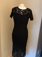 LaDress S zgan Elegante zwarte cocktailjurk met kant, Zwart, Cocktailjurk, Ophalen of Verzenden, Zo goed als nieuw