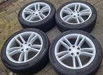 Tesla Model S Base 19" Velgen + Banden + TPMS, Velg(en), Gebruikt, Personenwagen, 19 inch