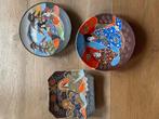 Set van 3 Japanse Satsuma bordjes, Antiek en Kunst, Ophalen of Verzenden